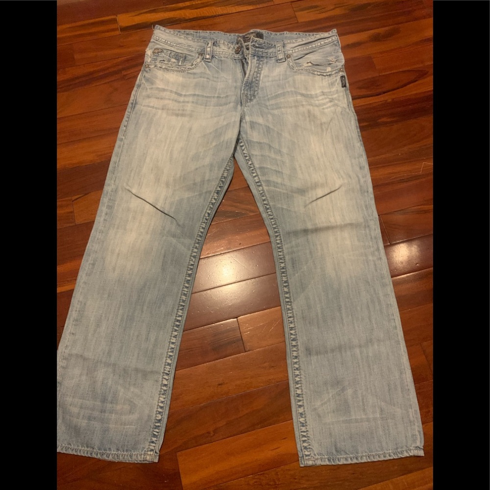 Silver Jeans Men’s Gordy 36”x32” like new